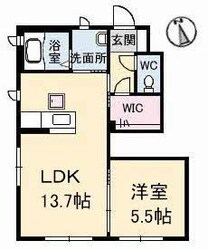 クレセオセブン（Ｓ）の物件間取画像